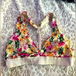 PINK lace bralette 💕